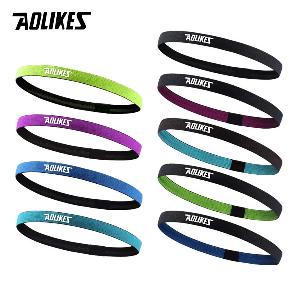 AOLIKES 2101 Headband Sport - Bandana Headband Ikat Kepala Olahraga Anti Slip &amp; Serap Keringat