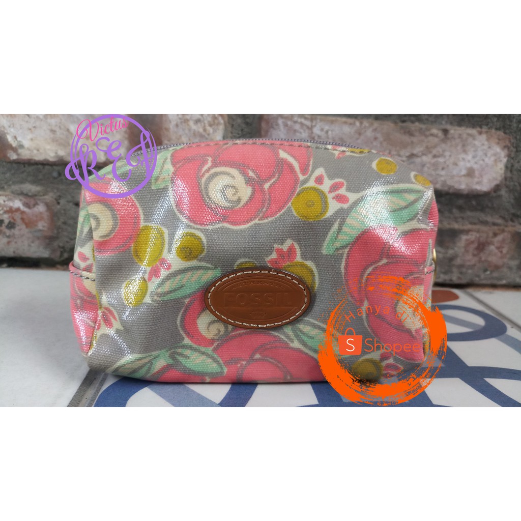 Dompet Wanita Fossil Keyper Pouch Original Preloved