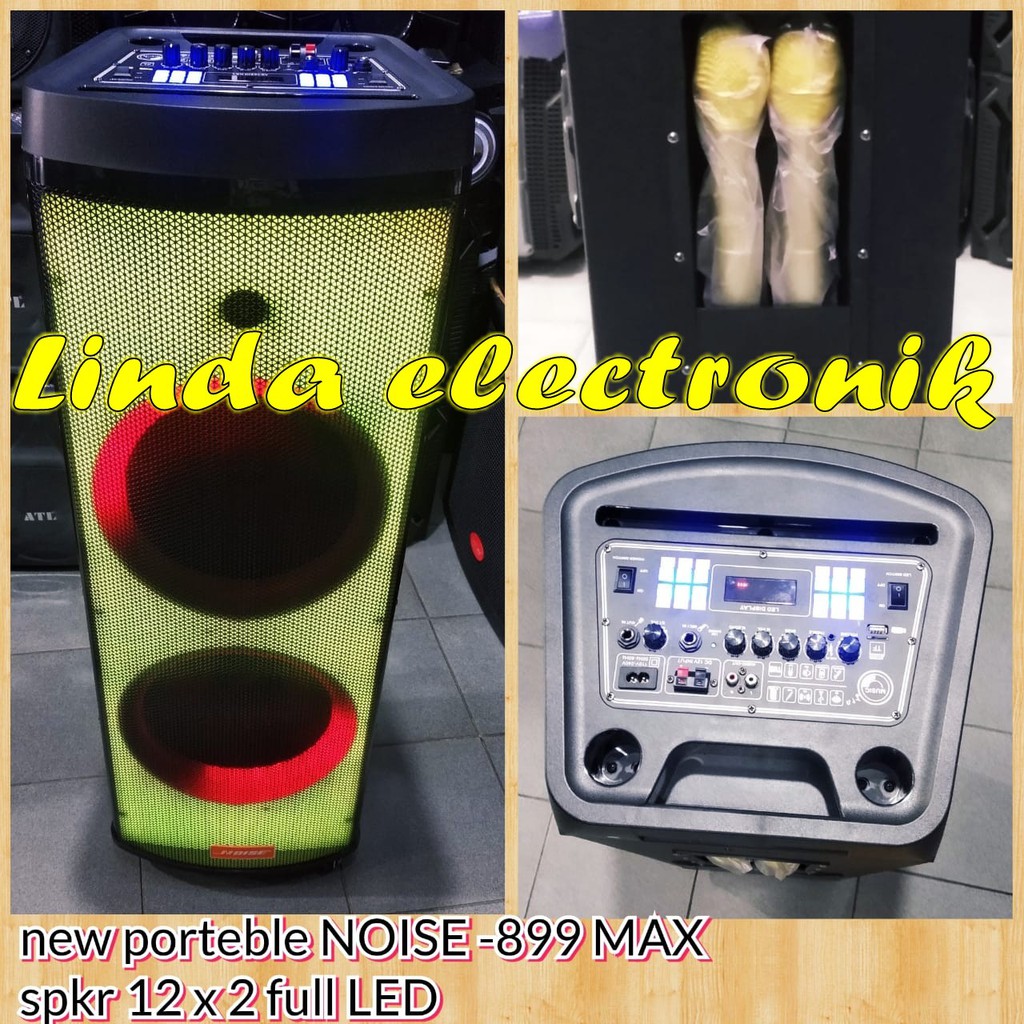 SPEAKER PORTABLE WIRELESS NOISE 899 2 X 12in ORIGINAL