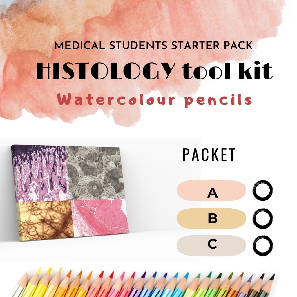

Histology Tool Kit Watercolour pencils