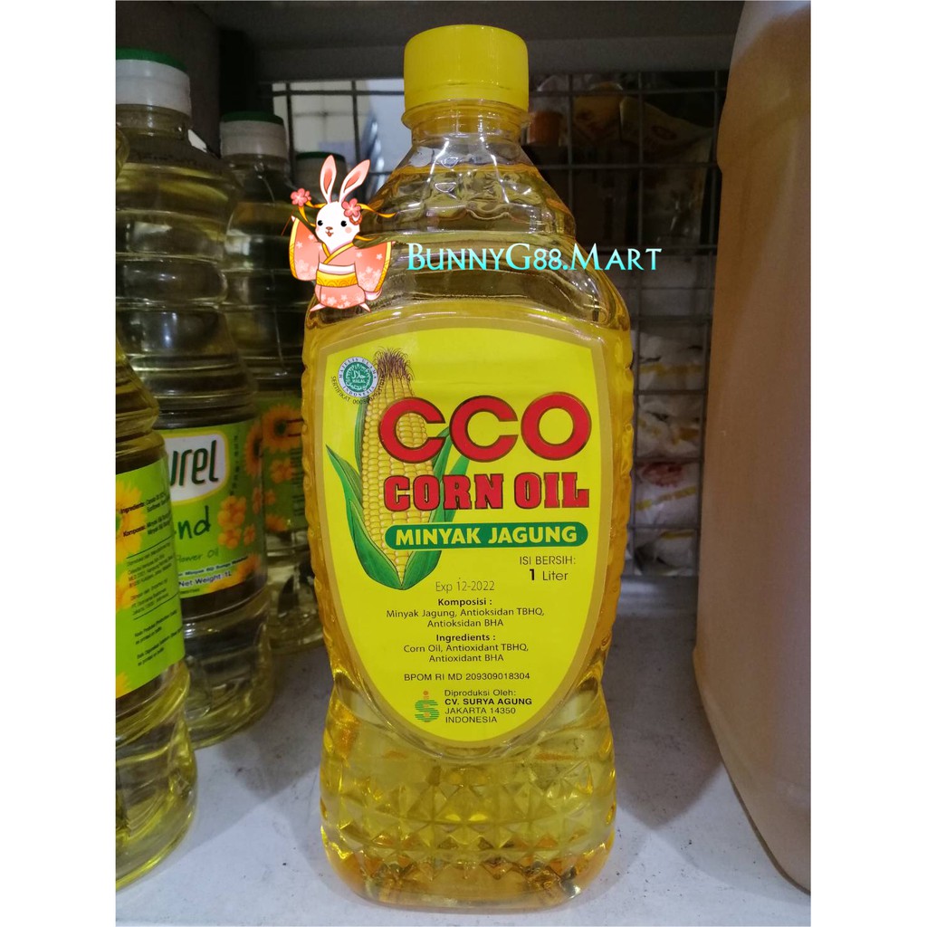 [DISKON] MINYAK JAGUNG CCO 1 LITER/CCO CORN OIL/MINYAK GORENG 1LITER BOTOL/MINYAK GORENG MERK CCO 1L