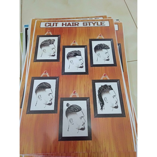 poster potong rambut barbershop