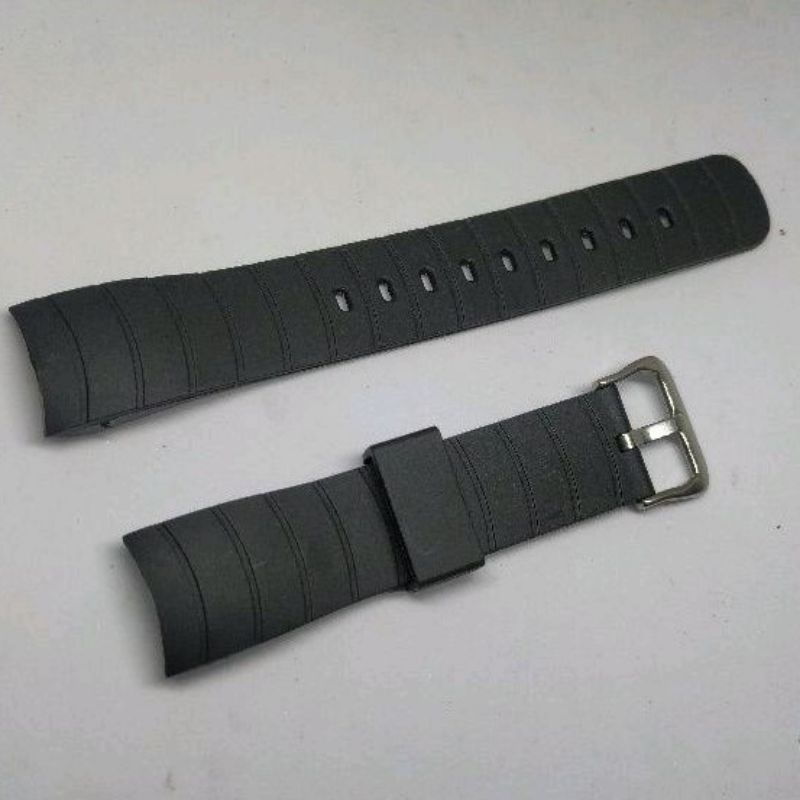 TALI JAM QQ M122 M-122 RUBBER STRAP JAM QQ M122 M 122 WARNA HITAM