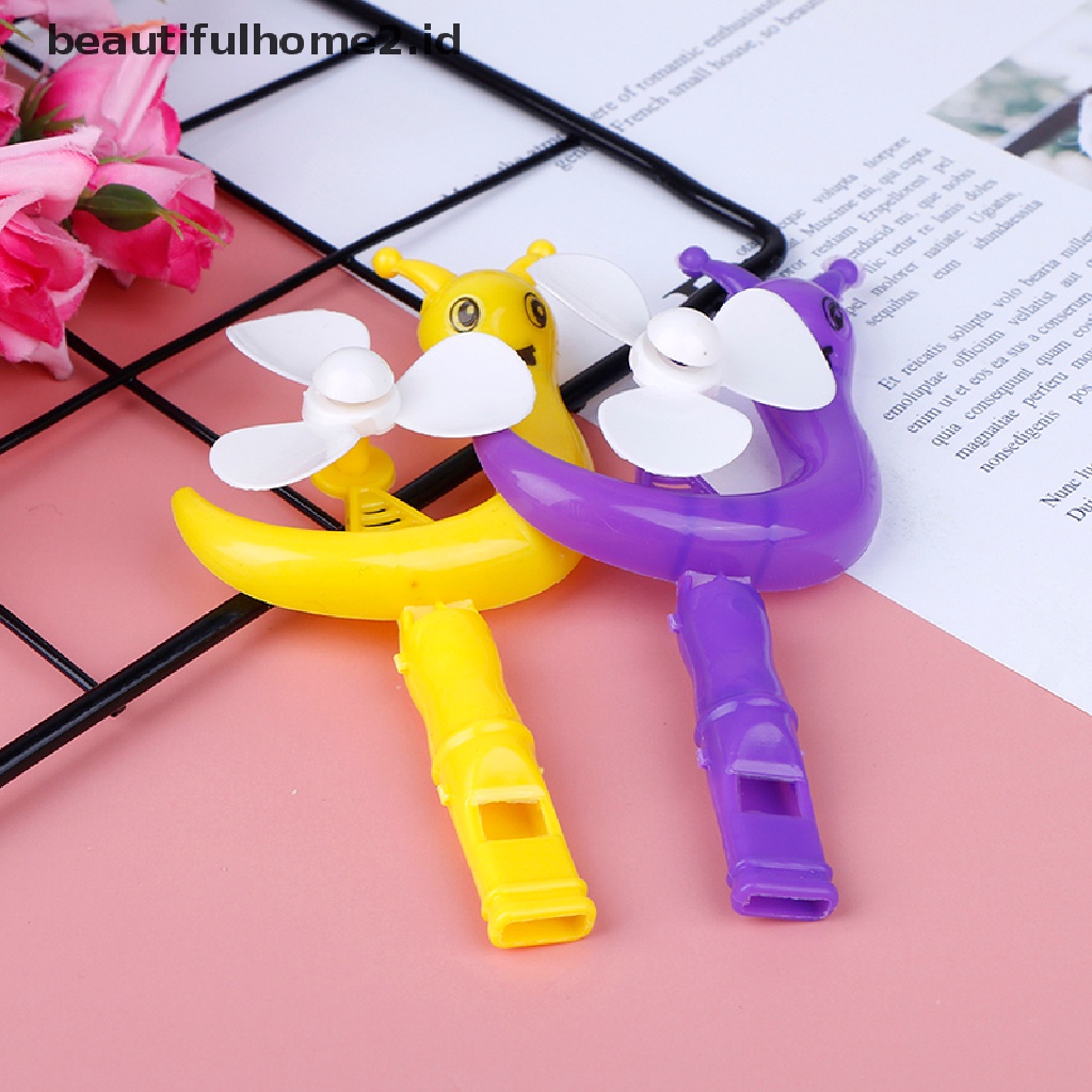 (Beautifulhome2.Id) 5pcs Peluit Bentuk Siput Untuk Pesta Ulang Tahun Anak Laki-Laki / Perempuan