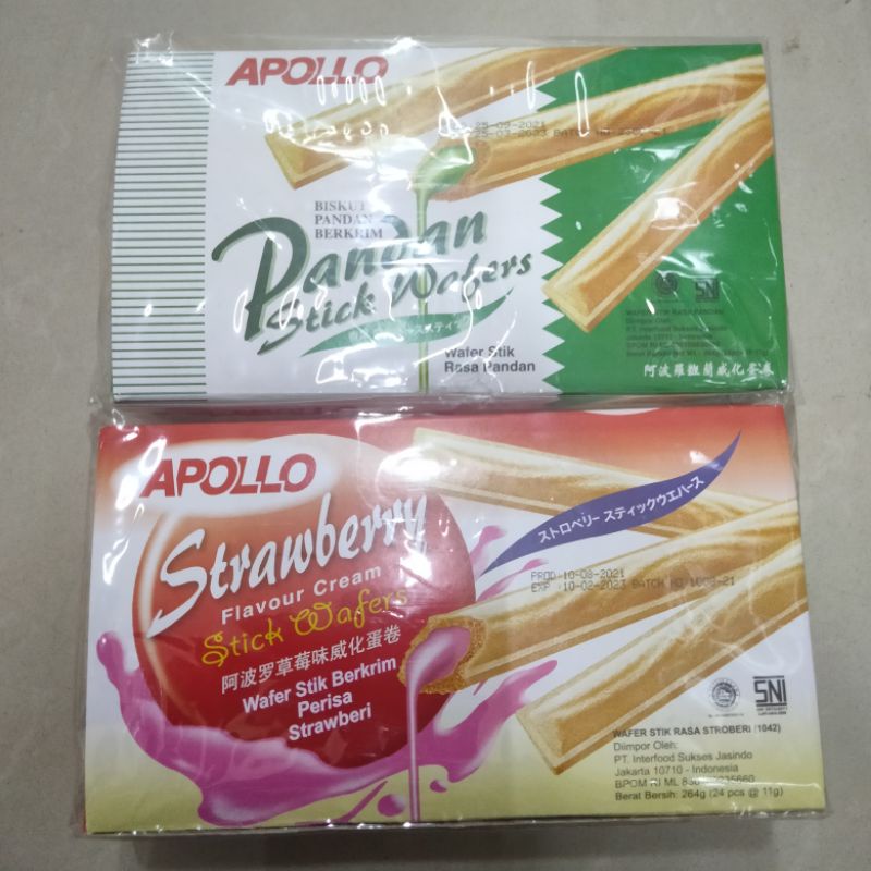 

APOLLO Stick Wafer Isi 24pcs Malaysia