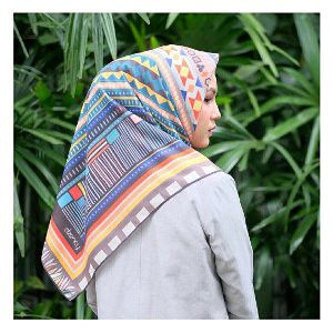 Dijual Deenay Verde Voal Printed Scarf Diskon