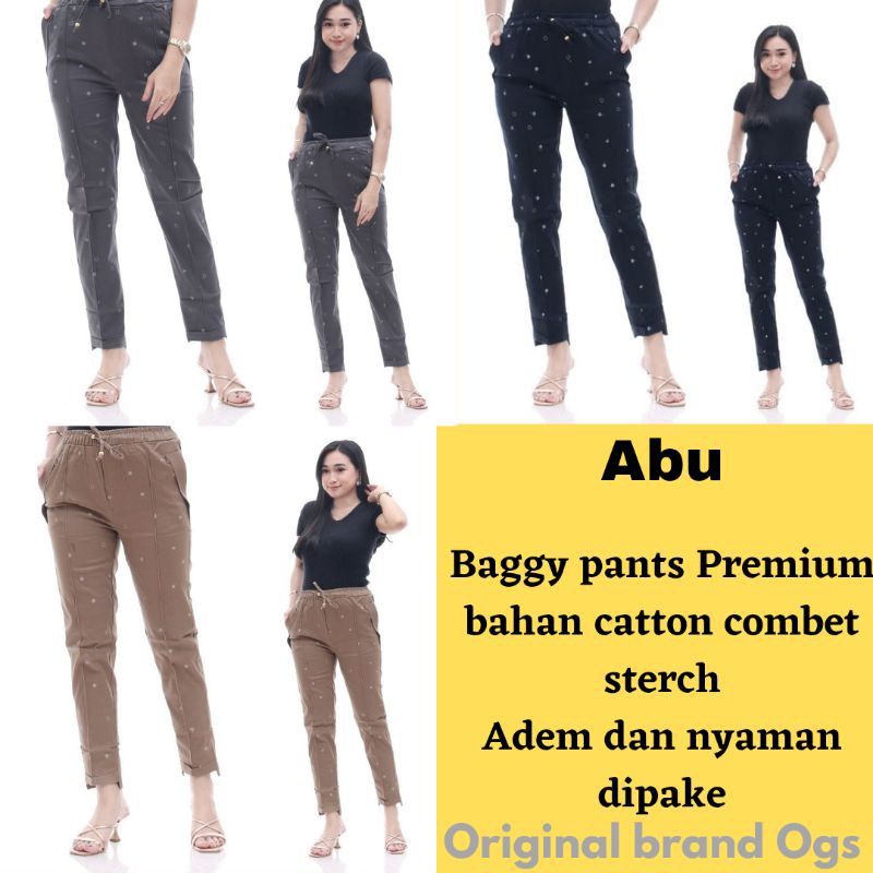 CELANA WANITA BAGGY PANTS PREMIUM TERLARIS