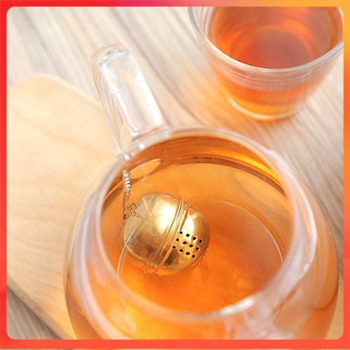 TEHH Saringan Teh Celup Bubuk Tubruk Stainless Steel Model Bola Aesthetic Estetik Lucu Unik Murah Mr