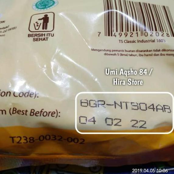 

Terjangkau gula tropicana slim classic isi 160 pcs .,