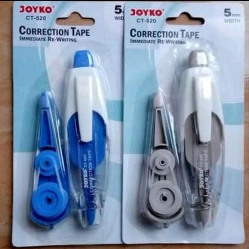 

Correction Tape / Tip EX / Tipe X Pita Penghapus Kertas Joyko CT-520 + Refill 5mm