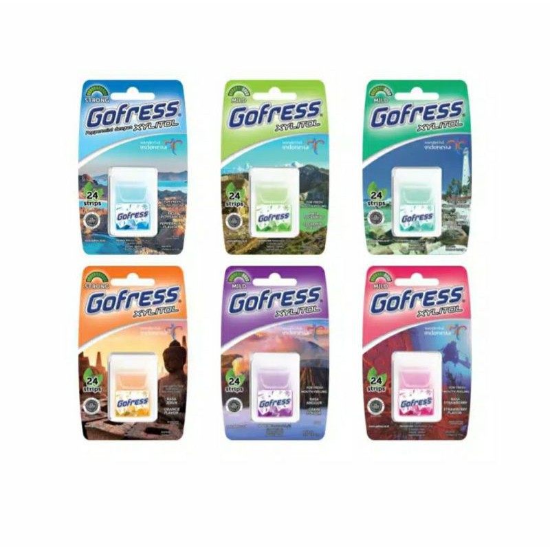 

GoFress Permen Strip GoFress