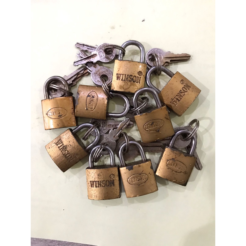 GEMBOK CAT 20MM OBRAL TANPA PACKAGING / GEMBOK TAS MURAH / GEMBOK KOPER OBRAL