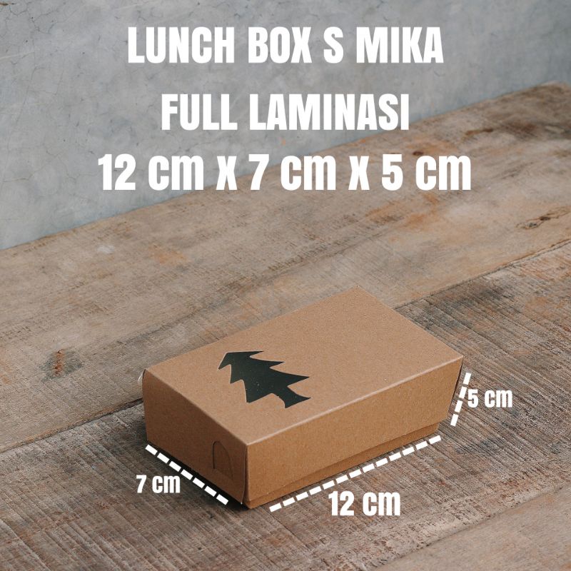 PAPER LUNCH BOX SIZE S MIKA