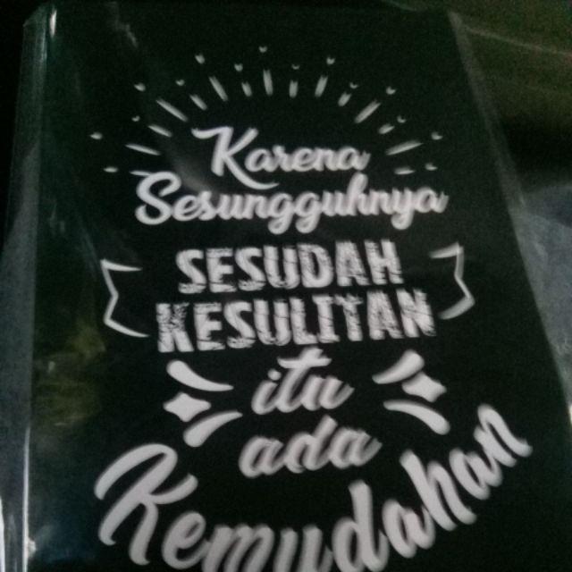 Kata Motivasi Kata Bijak Hiasan Dinding Kayu Wall Decor Dekorasi Rumah - Lq01