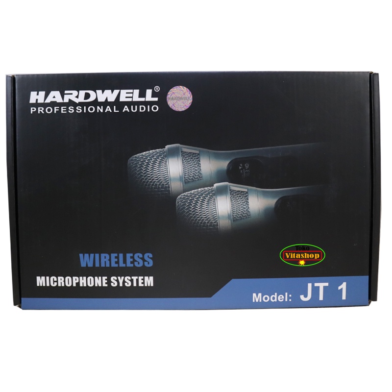 Microphone Wireless Hardwell JT-1 Mic Wirles Original Mik Wireles Asli