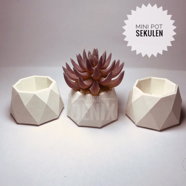 Mini Pot Sekulen Kaktus Mini | Tempat Lilin Aroma Therapy