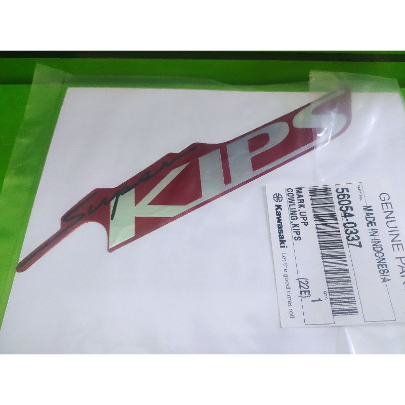 STIKER RR OLD KIPS MERAH MAROON 2008
