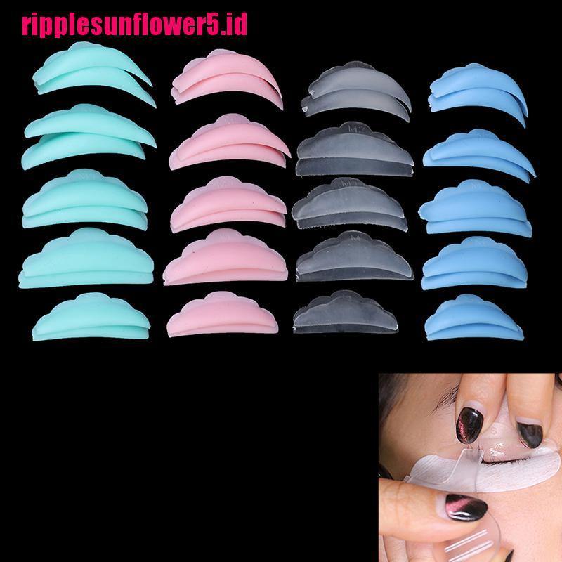 # Kaos T-Shirt Wanita Lengan Pendek Motif Print #10pcs / set Pad Penjepit Bulu Mata Extension Bahan Silikon