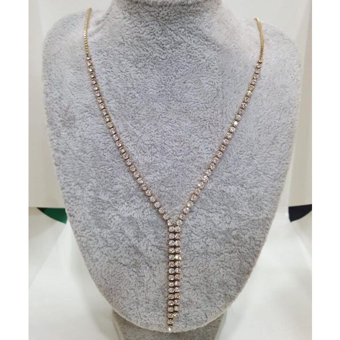 kalung titanium replika berlian/kalung nagita slavina/kalung aurel