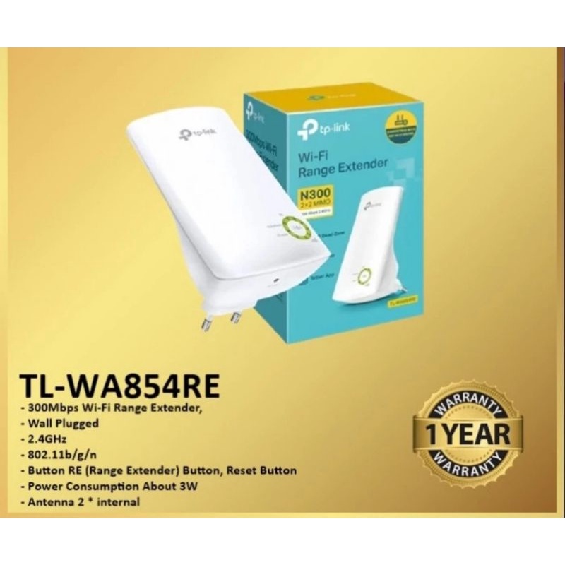 TP-Link TL-WA854RE 300Mbps Range Extender TPLINK TLWA850RE WA854RE - Putih