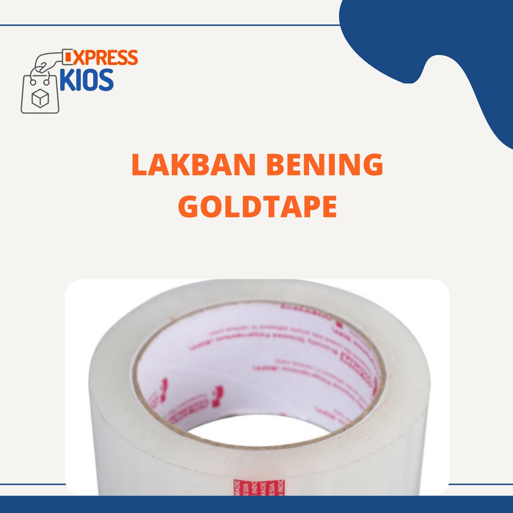 

GOLD TAPE TRANSPARANT / LAKBAN BENING