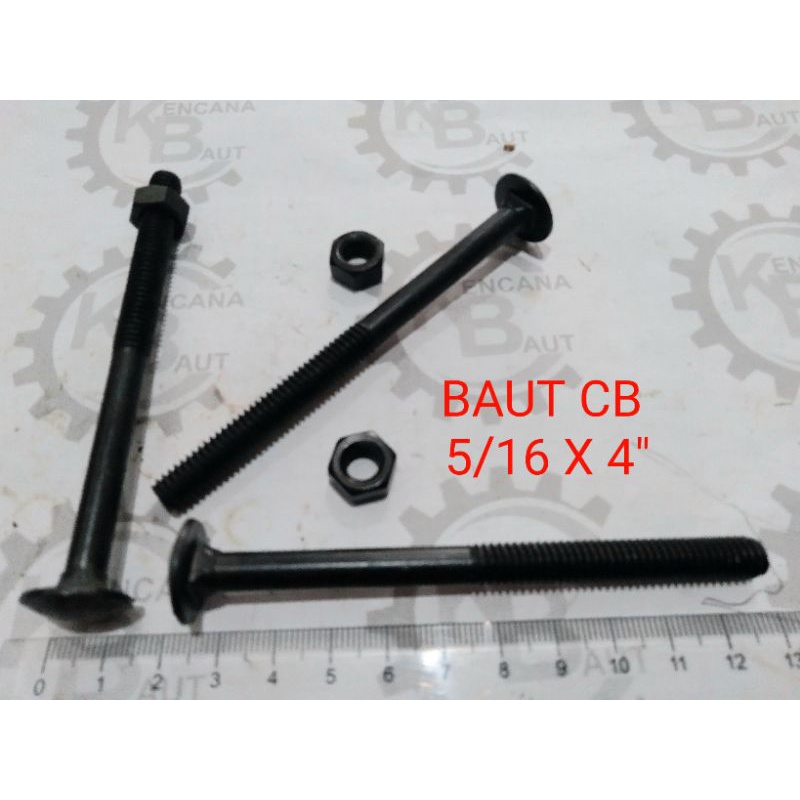 BAUT CB 5/16 X 4" / BAUT PAYUNG/ BAUT PAGAR / BUMPER/ BAK