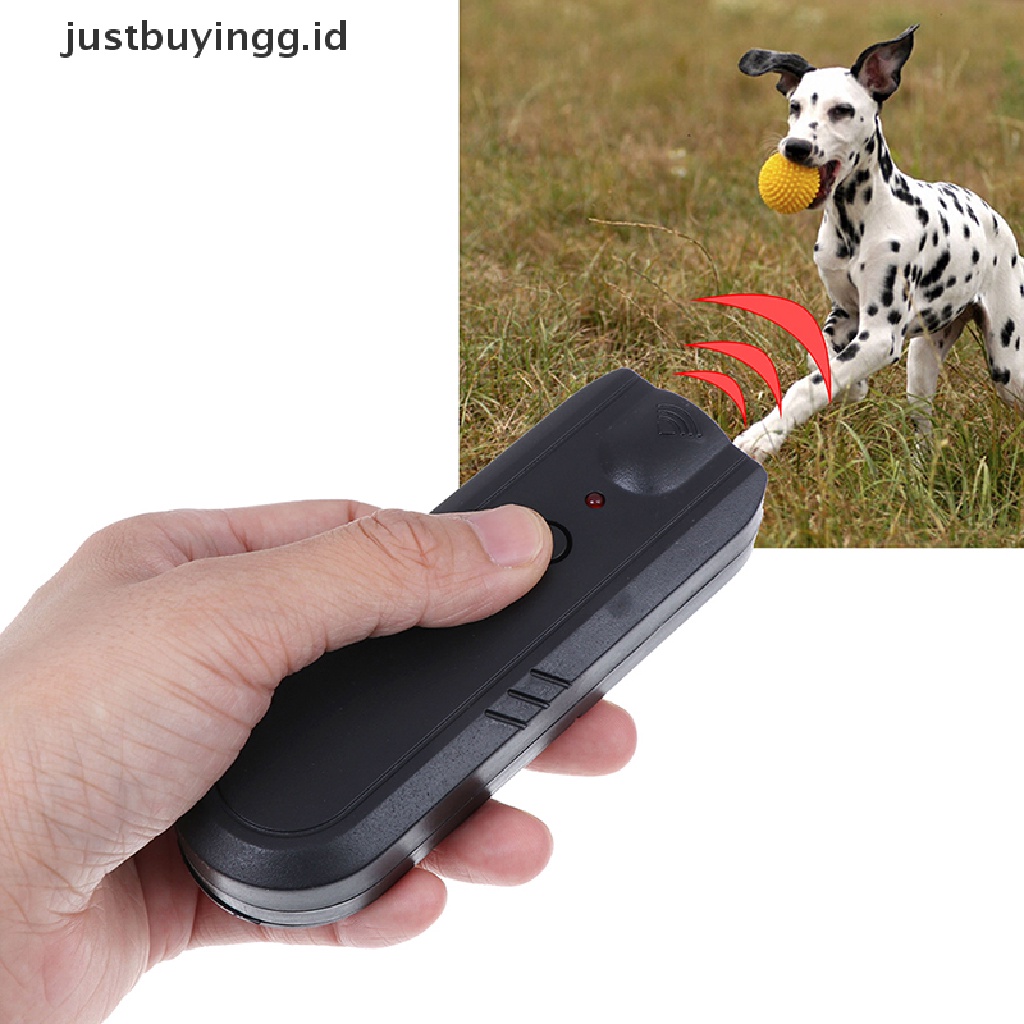 (Justbuyingg.Id) Alat Ultrasonik Anti Gonggong Untuk Melatih Anjing