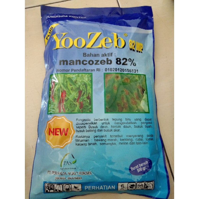 FUNGISIDA YOOZEB 82WP 500 GRAM