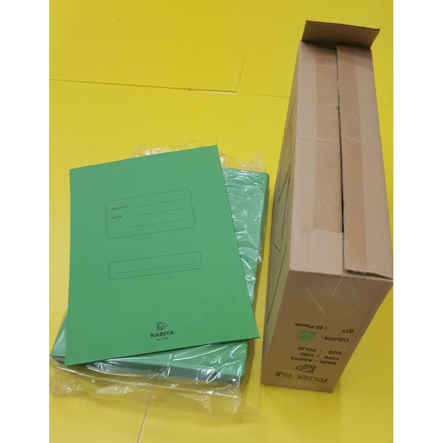 

MAP KABITA 1002 (50pcs) - HIJAU | UKURAN FOLIO (F4)
