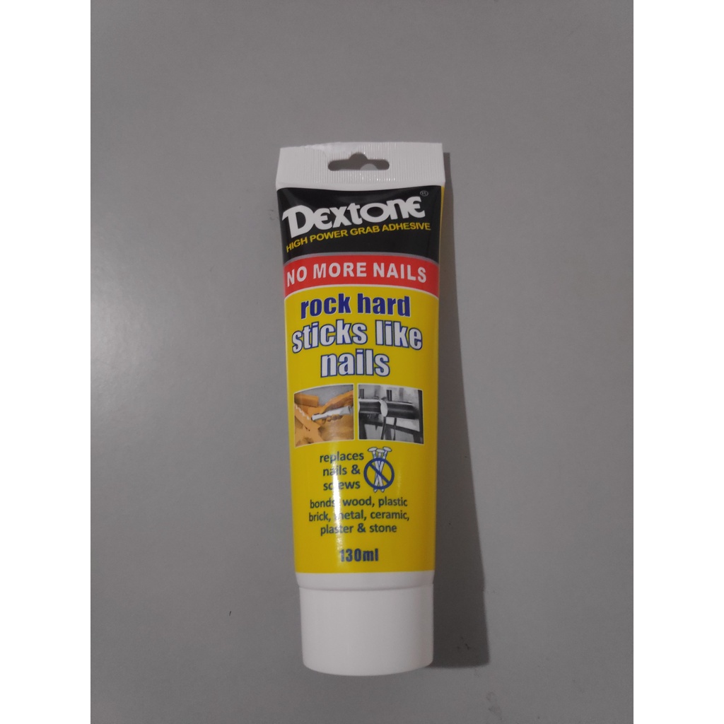 

Lem Dextone Kemasan Pouch 130ml / NO MORE NAIL ROCK HARD LIKE NAILS