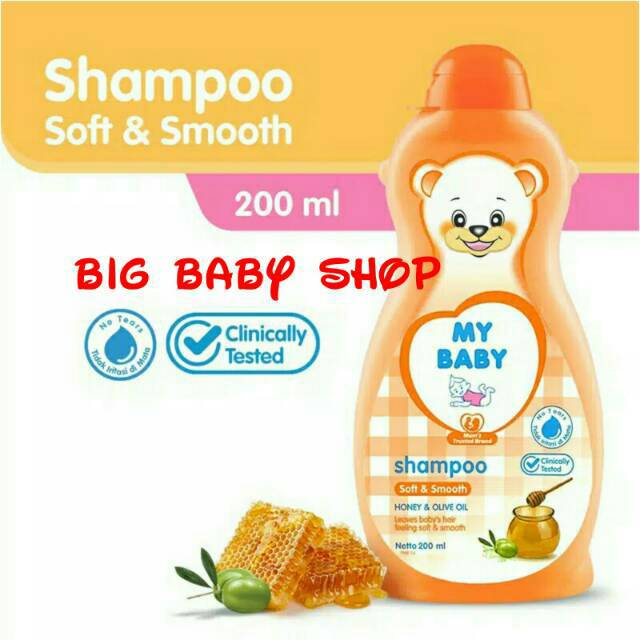 MY BABY Shampoo Soft & Smooth/Sampo Soft & Smooth MY BABY 200 ml/200ml/200-ml