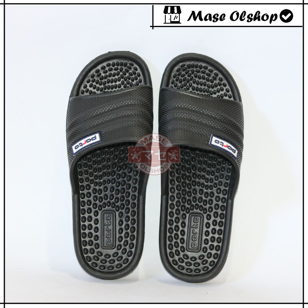 Sandal Slop Pria Sandal Karet Porto 1039M