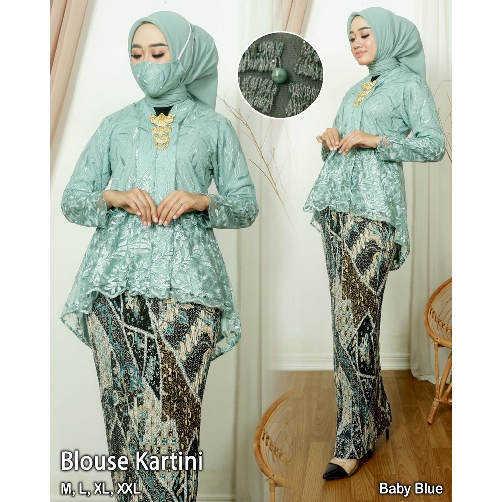 Kebaya Kartini Modern Wisuda / Kebaya Bridesmaid / Kebaya Kekinian / Kebaya Modern / Kebaya Remaja / Kebaya Pesta / Baju Kebaya Busui Modern