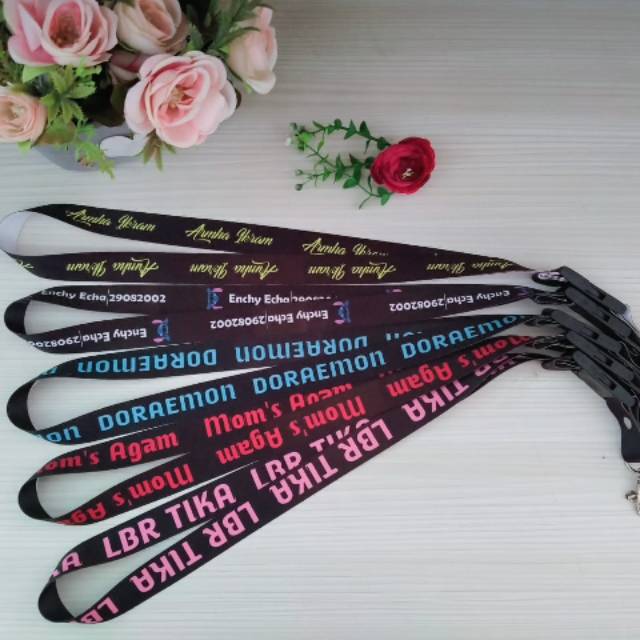 

Gantungan Lanyard custom (satu sisi)