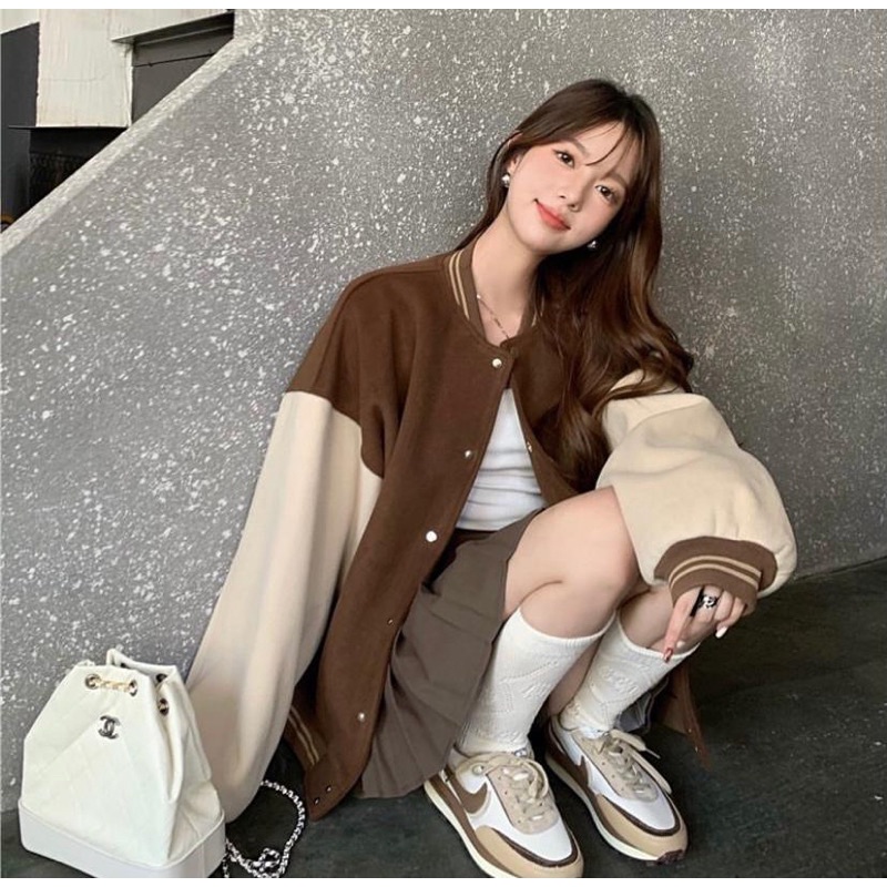 BROWNI BASEBALL JAKET | JAKET WANITA KOREA