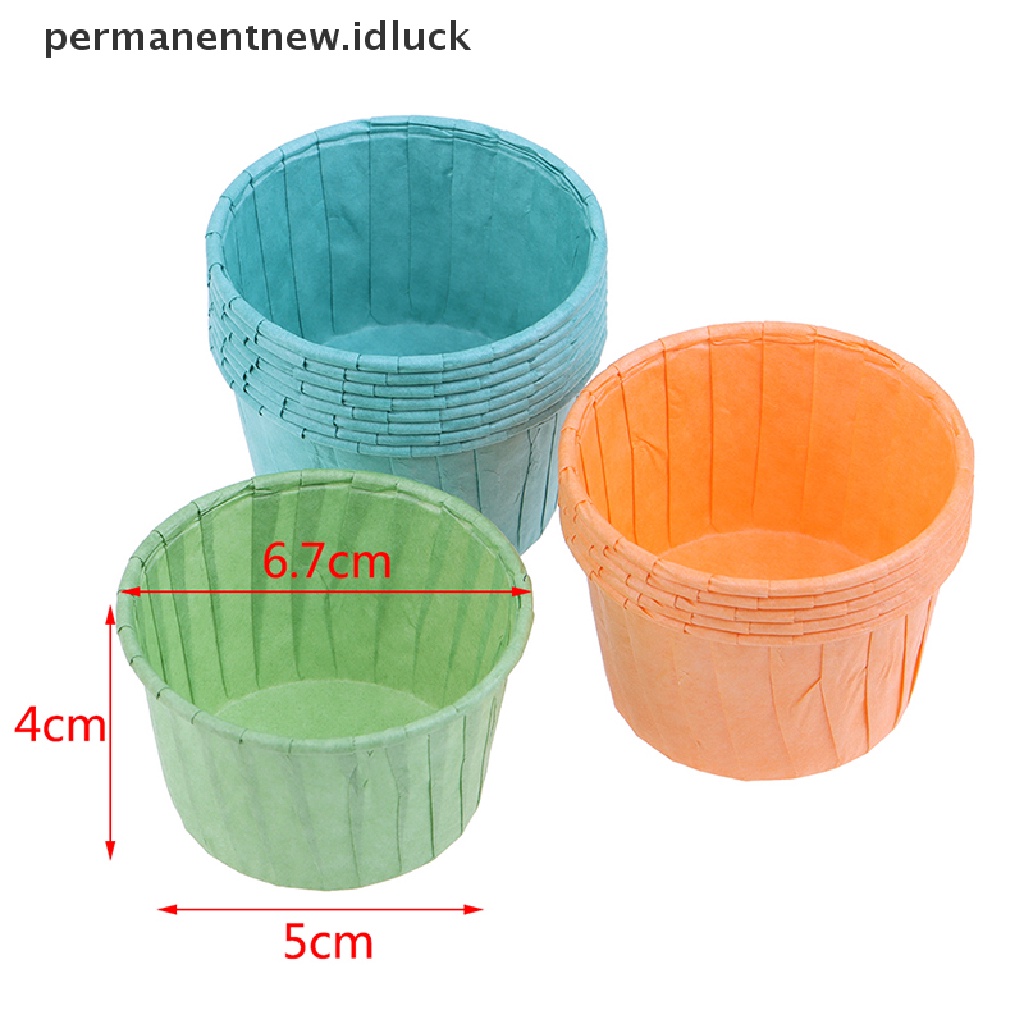 50 Pcs Kotak Pembungkus Cupcake Muffins DIY