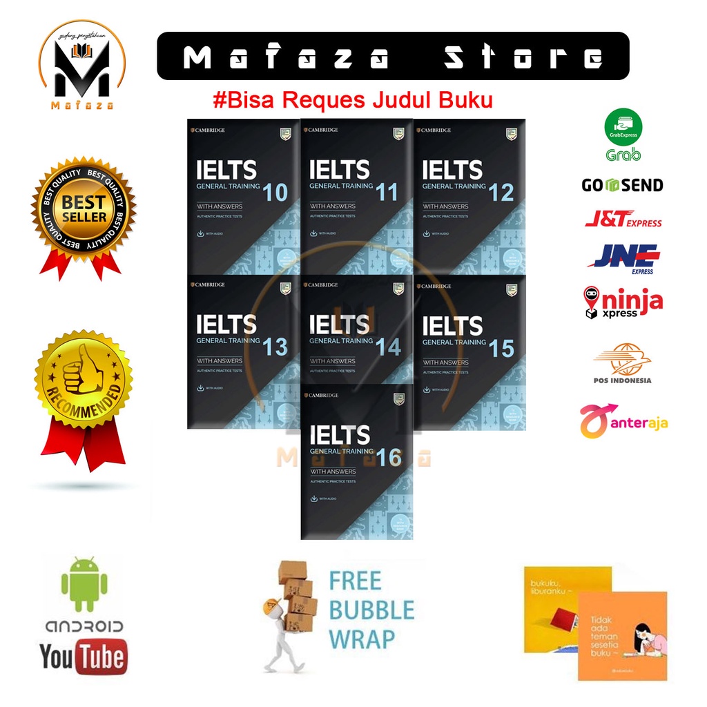 Jual BUKU IELTS GENERAL TRAINING 10-16 | Shopee Indonesia