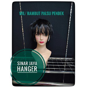Wik/rambut pendek palsu cocok buat display fashion