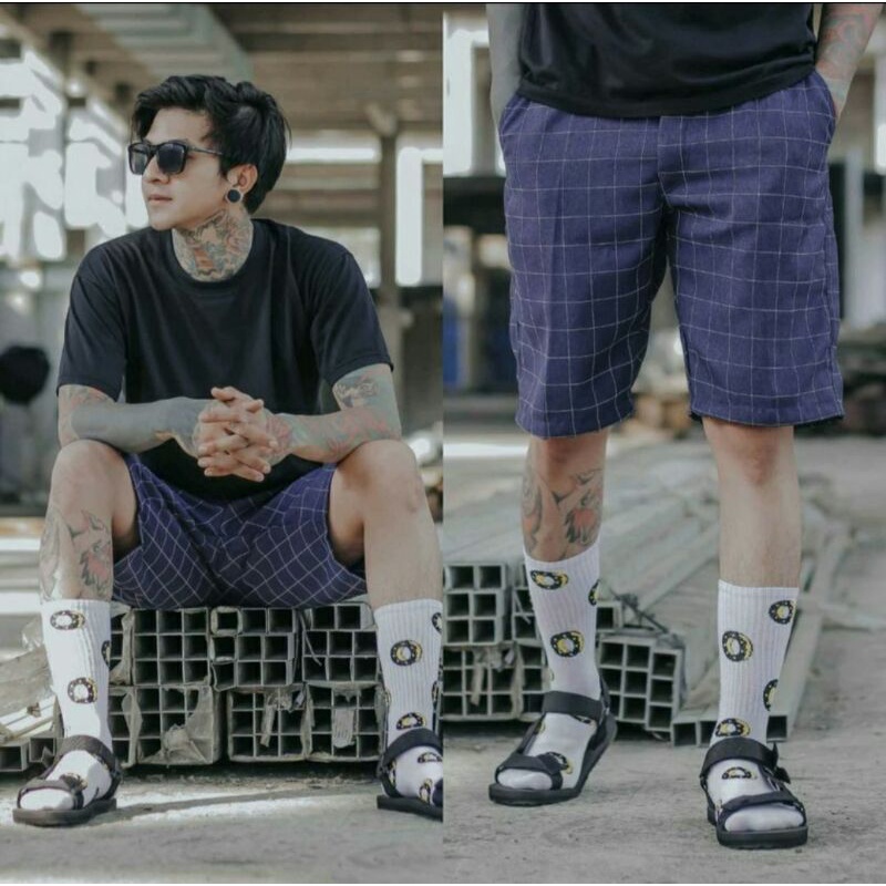 CELANA PENDEK PRIA TARTAN PRIA CELANA PENDEK KOTAK KOTAK TARTAN CELANA PENDEK TARTAN SHORT PANTS