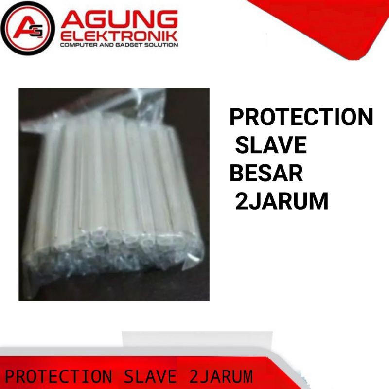 Protection slave BESAR 2 JARUM dropcore Fiber optik Diameter 6MM panjang 6cm