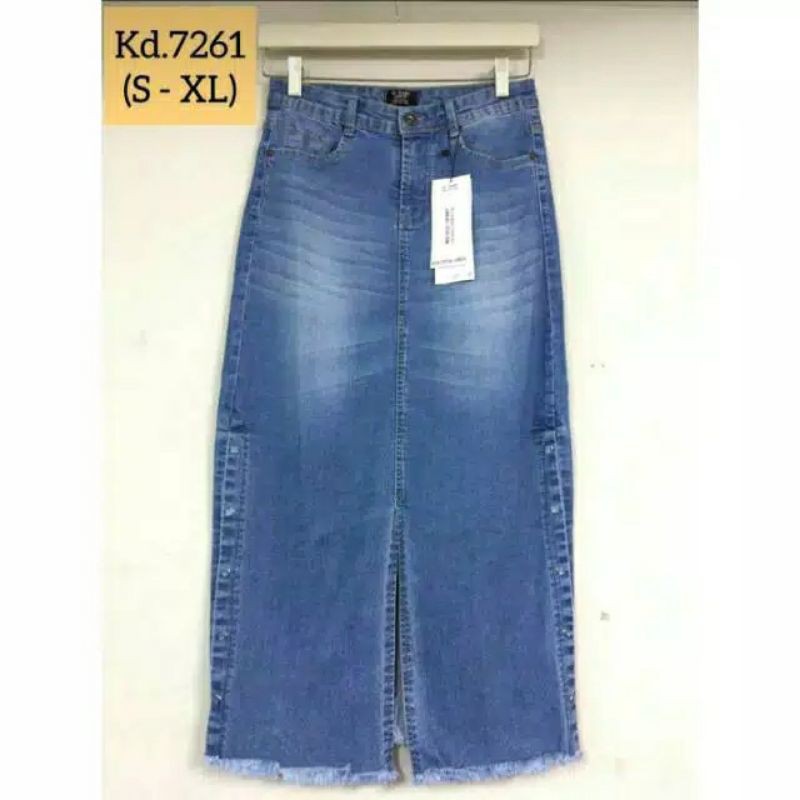 ROK JEANS WANITA KULOT @3