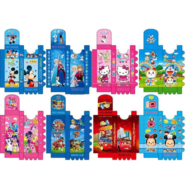 

Kotak pensil rakit karakter / tempat pensil / pencil case karakter TEBAL souvenir ulang tahun