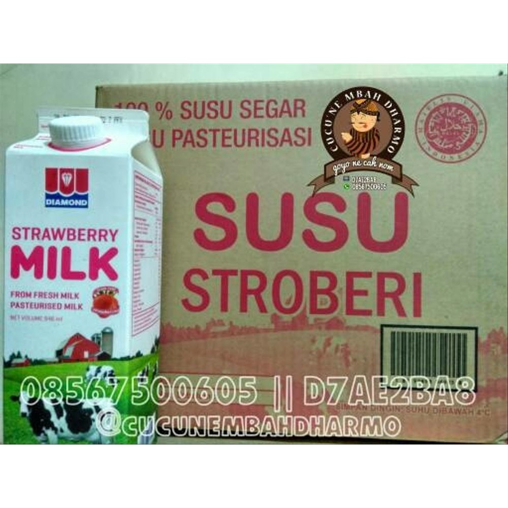 

Freshmilk Diamond Stroberi 946mL Susu Pasteurisasi 946mL Berkualitas