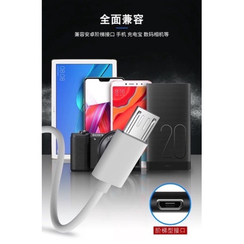 SUPPORT FAST CHARGING Kabel Data USB Micro Super Fast Charging 5V 3A 15W Panjang 1M untuk OPPO Xiaomi Android