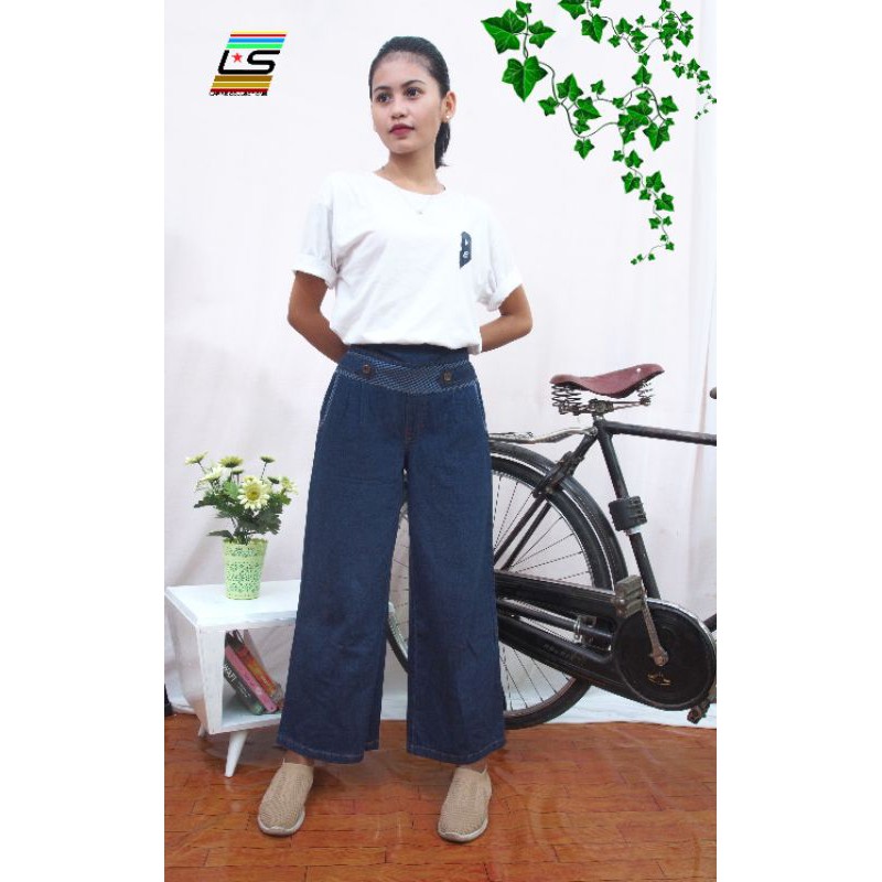 Celana Kulot Jeans Dewasa 9200