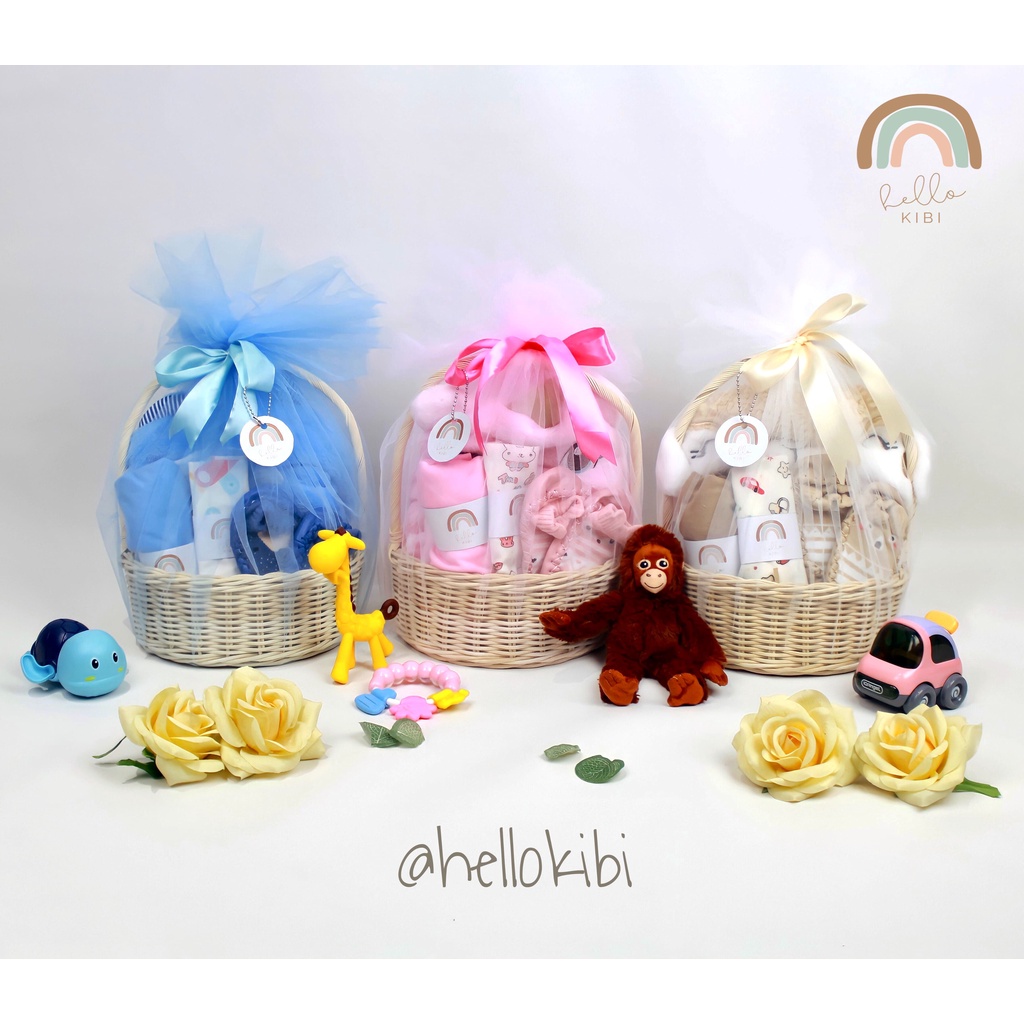 Hellokibi Blanket Set - Baby Hampers New Born / Kado lahiran / Baby Gift / Kado bayi / Hampers Bayi