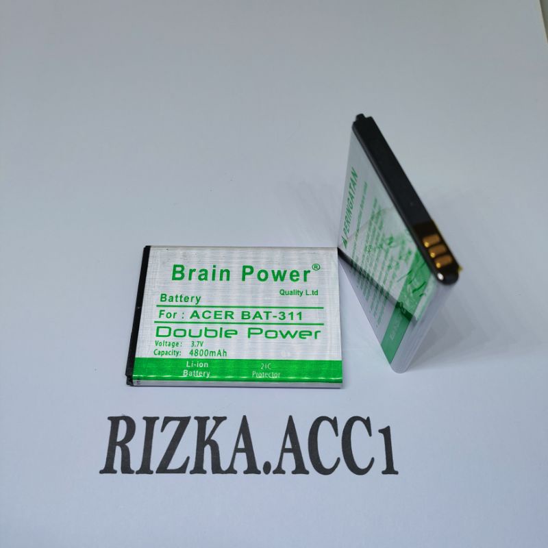 Baterai Acer Liquid Z200 / Z205 / Z220 / M220 BAT-311 BAT 311 Brain Power Battery Batrai Batre Hp