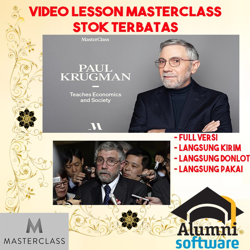 MasterClass Paul Krugman - Economics and Society VIDEO LIMITED EDITION