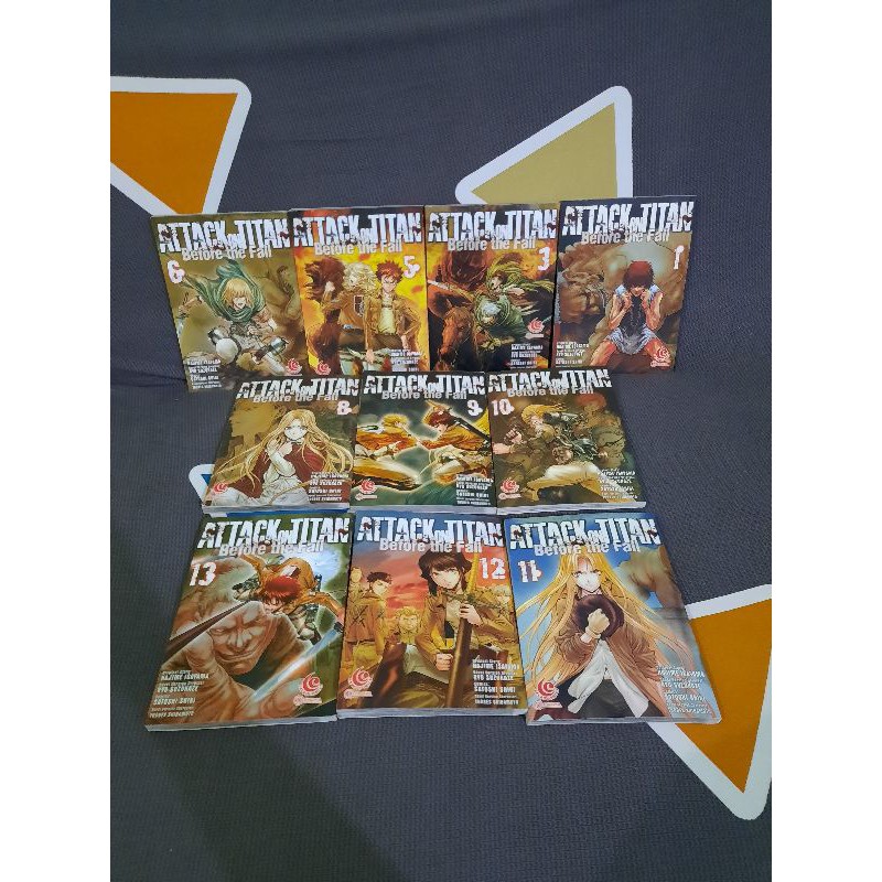 Buku Komik Attack On Titan Before The Fall Satuan Cabutan Lengkap