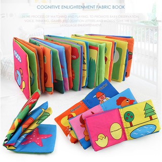 Buku Bantal Anak  Kain CLOTH BOOK Cerita Bahan Bayi Pillow 